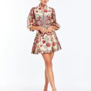 NWT Mestiza Valencia Mini Dress in Jardin Rose